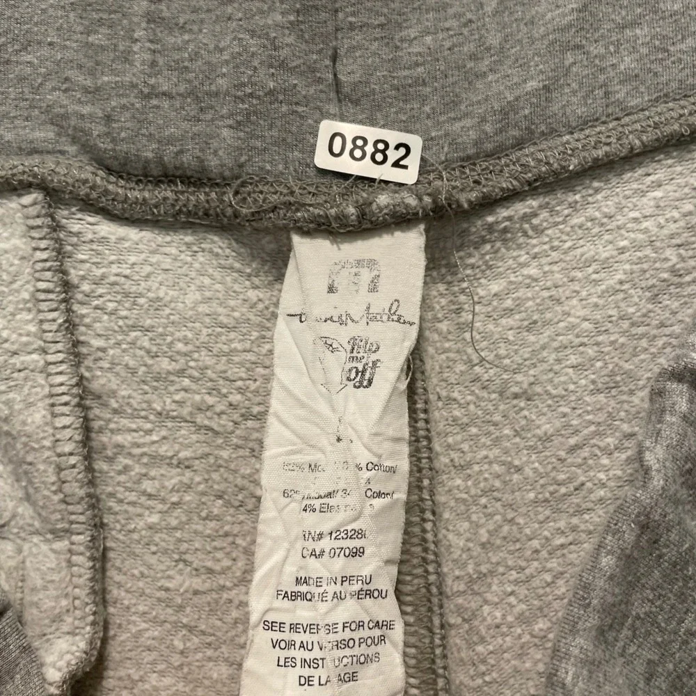 TravisMathew Mens L Grey Heathered Jogger Sweatpants Tapered Leg Athletic Pants